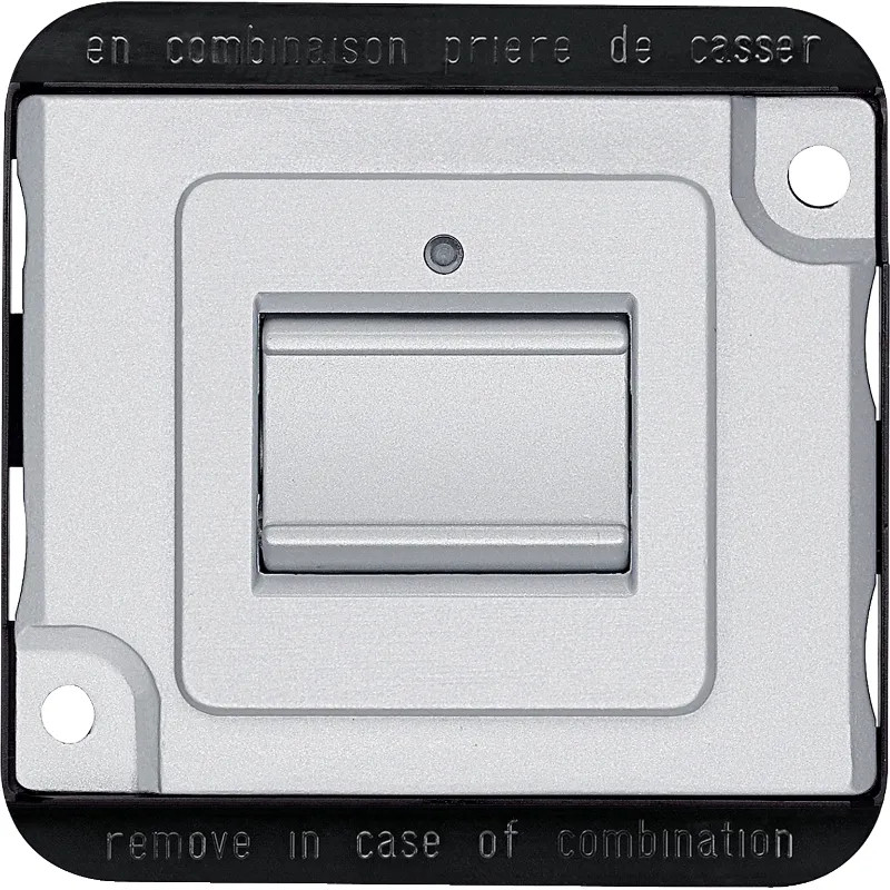 Anti-vandalisme - poussoir O/F - 10A - borne sans vis - MTN3156-7060 Schneider Electric