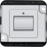 Anti-vandalisme - poussoir O/F - 10A - borne sans vis - MTN3156-7060 Schneider Electric