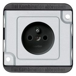 Antivandale - Prise - 2P+T - NF - connexion rapide - MEG2500-7060 Schneider Electric