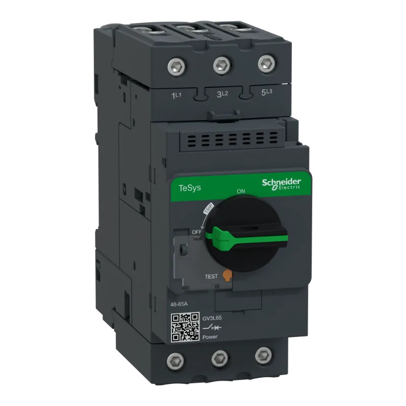 TeSys GV3L - disjoncteur moteur - 65A - 3P 3d - déclencheur magnétique - GV3L65 Schneider Electric