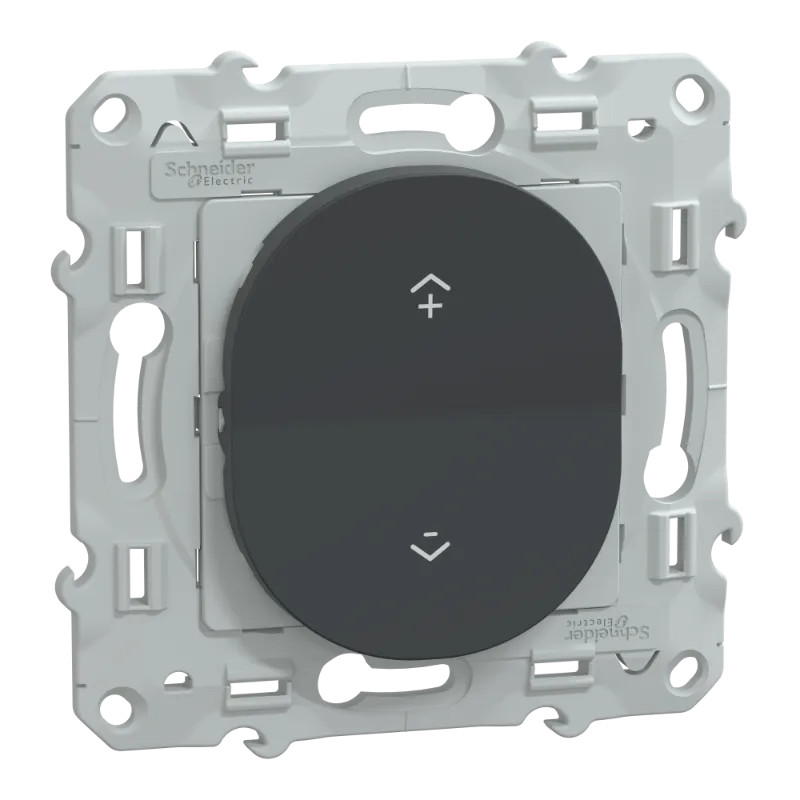Wiser Ovalis - interrupteur centralisé sans fil 2 ou 4 BP - Anthracite - S340531 Schneider Electric