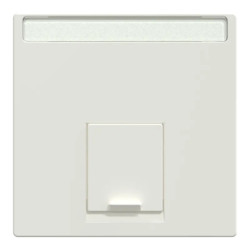 System M - Enjoliveur RJ45 central - IP20 - blanc polaire - MEG4573-0319 Schneider Electric