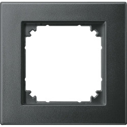 System M - M Plan - Plaque de finition - 1 poste - anthracite - 486114 Schneider Electric