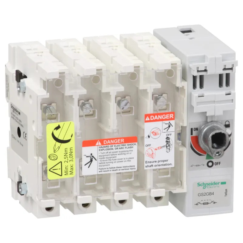 TeSys GS - Interrupteur sect fusible 4x 63a a2-a3 - GS2GB4 Schneider Electric