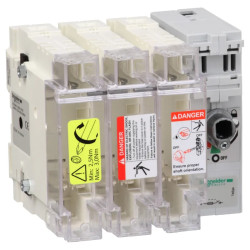TeSys GS - interrupteur sectionneur fusible - 3P - 100A - 22x58 mm - GS2J3 Schneider Electric