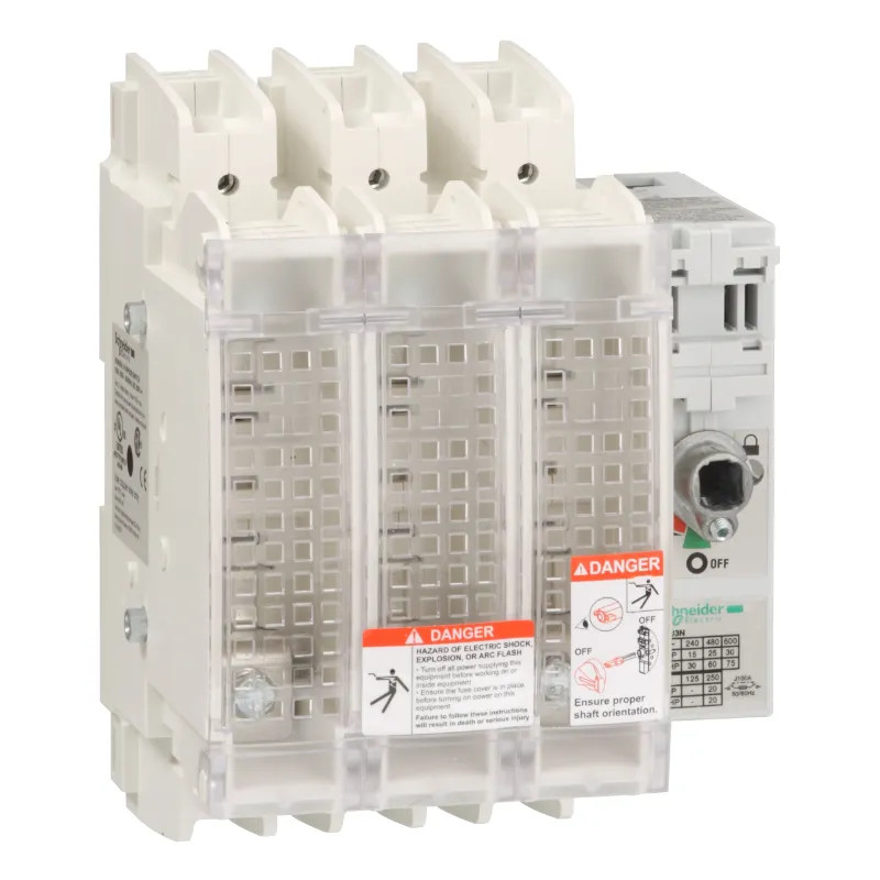 TeSys GS - Sectionneur a fusibles 60 0v 100a 3p - GS2JU3N Schneider Electric