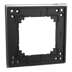 System M - M Elegance - Plaque de finition - 1 poste - verre diamant - 489160 Schneider Electric