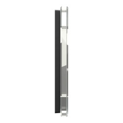 System M - M Elegance - Plaque de finition - 1 poste - verre diamant - 489160 Schneider Electric
