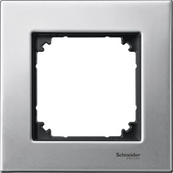 System M - Plaque sple plan metal chr bri - MTN403160 Schneider Electric