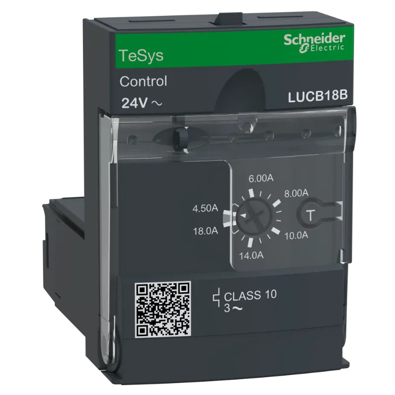 TeSys LUCB - unité de contrôle évolutif - classe 10 - 4,5..18A - 24Vca - LUCB18B Schneider Electric