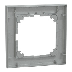 System M - M Pure - 1 poste - aluminium - MEG4010-3660 Schneider Electric