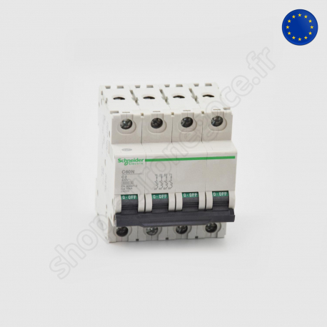 Circuit Breakers iC60  - 24223 - Fin de série : C60N 4P  2A  C   (24292-24358)