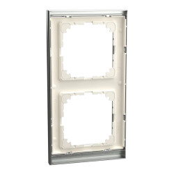 System M - M Pure - 2 postes - acier - MEG4020-3646 Schneider Electric