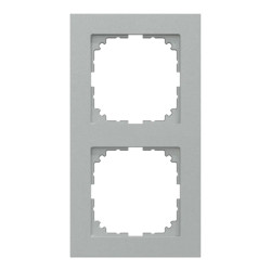 System M - M Pure - 2 postes - aluminium - MEG4020-3660 Schneider Electric