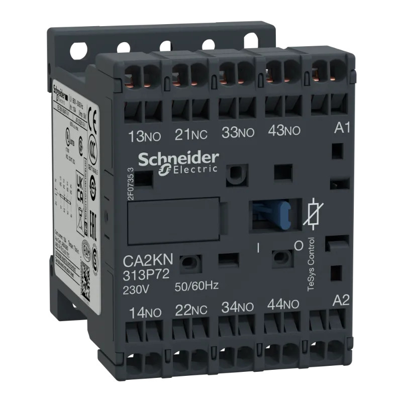 TeSys CA2K - contacteur - 3F+1O - instantané - 10A - 230Vca - CA2KN313P72 Schneider Electric
