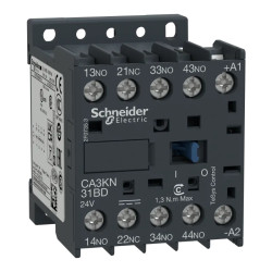 TeSys CA3K - contacteur - 3F+1O - instantané - 10A - 220Vcc - CA3KN31MD Schneider Electric