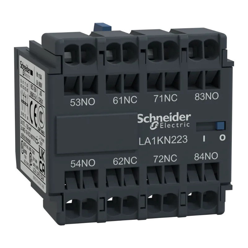 TeSys CA - bloc de contacts auxiliaires - 3F+1O - bornes à ressort - LA1KN313 Schneider Electric