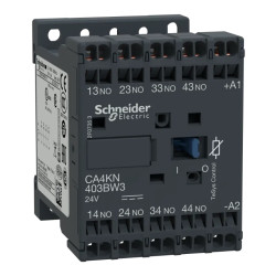 TeSys CA4K - contacteur - 4F+0O - instantané - 10A - 24Vcc - CA4KN403BW3 Schneider Electric