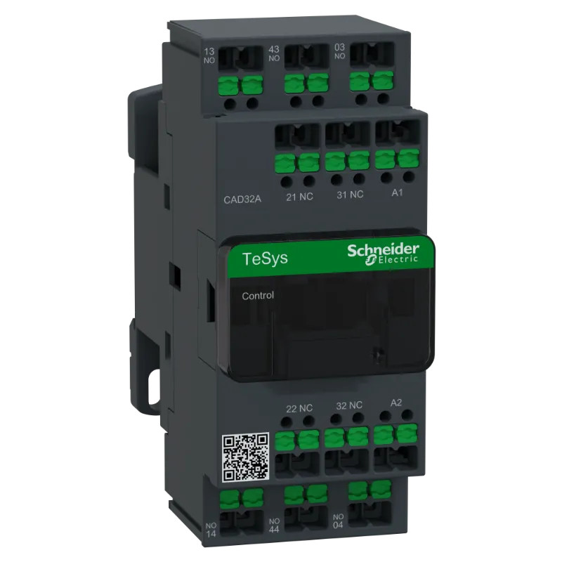 Snap-In - TeSys CAD32 - contacteur - 3F+2O - instantané - 10A - 42Vca - CAD32AD7 Schneider Electric