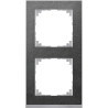 System M - M-pure decor cadre double ardoise - MTN4020-3669 Schneider Electric