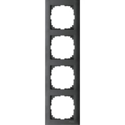 System M - M-pure cadre quadruple an thracite - MTN4040-3614 Schneider Electric