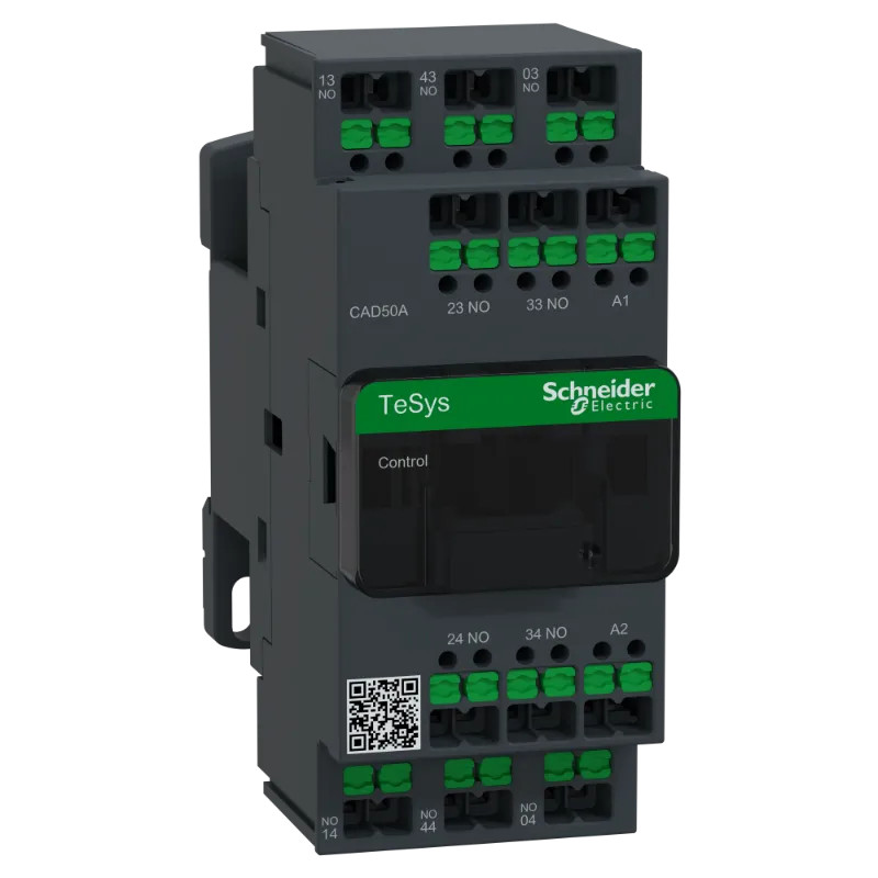 Snap-In - TeSys CAD50 - contacteur - 5F+0O - instantané - 10A - 480Vca - CAD50AT7 Schneider Electric