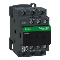 TeSys CAD50 - contacteur - 5F+0O - instantané - 10A - 380Vca - CAD50Q7 Schneider Electric