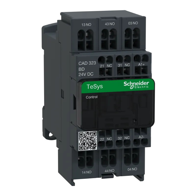 TeSys CAD323 - contacteur - 3F+2O - instantané - 10A - 24Vcc - CAD323BD Schneider Electric