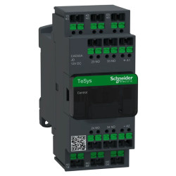 Snap In -  TeSys CAD50 - contacteur - 5F+0O - instantané - 10A - 12Vcc - CAD50AJD Schneider Electric