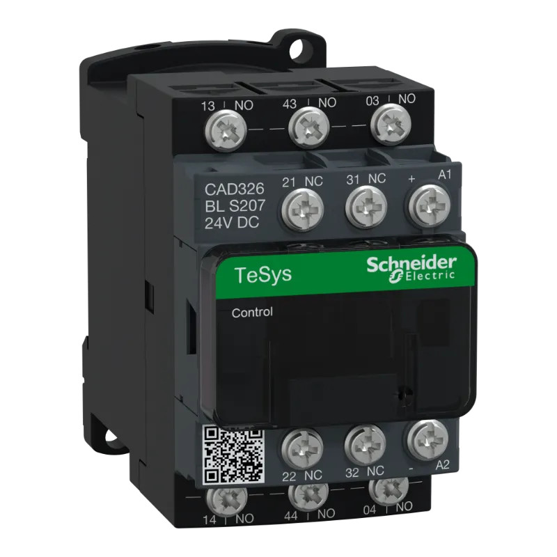 TeSys CA - Contacteur cont.aux.24v bc c.ferm. - CAD326BLS207 Schneider Electric