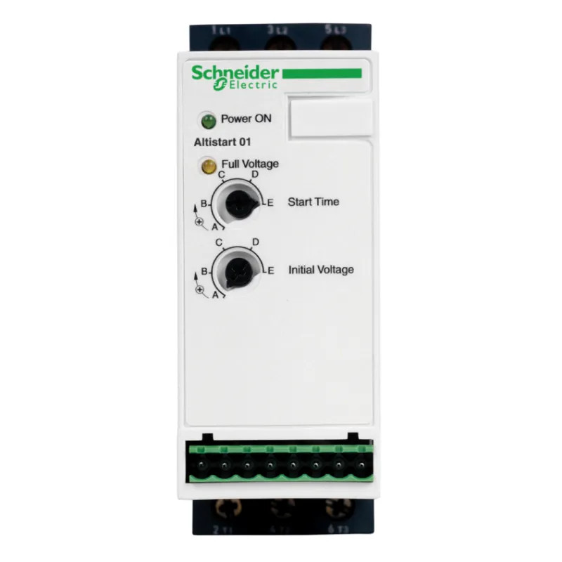 Altistart 01 - démarreur-ralentisseur progressif - 12A - 110..480V - ATS01N112FT Schneider Electric