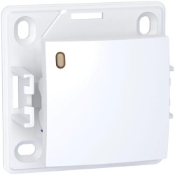 Alréa, Poussoir O/F lumineux faible conso blanc polaire - ALB61052P Schneider Electric