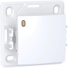 Alréa, Poussoir O/F lumineux faible conso blanc polaire - ALB61052P Schneider Electric