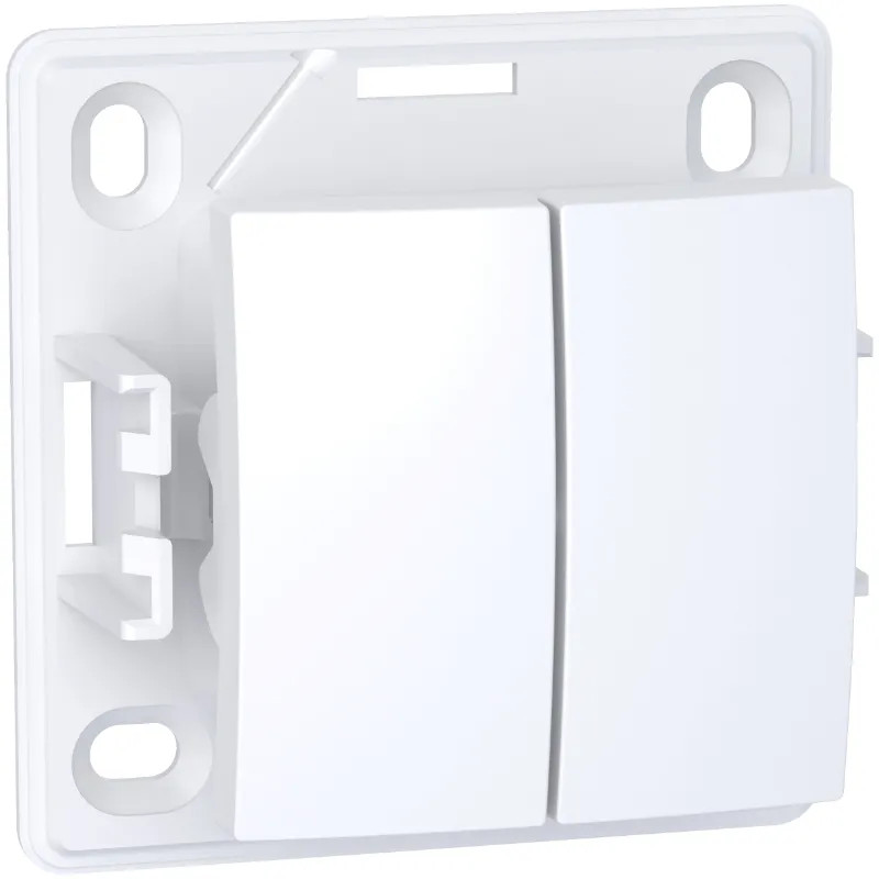 Alréa, Double va-et-vient, blanc polaire - ALB61056P Schneider Electric