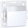 Alréa, Poussoir a fermeture porte-etiquette sans lampe, blanc polaire - ALB61062P Schneider Electric