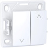 Alréa, Poussoir volets roulants, blanc polaire - ALB61199P Schneider Electric