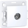 Alréa, Prise TV simple mâle blindée, 1 sortie, blanc polaire - ALB61311P Schneider Electric