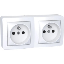 COMPLET DBL PC T SANS VIS - ALB62473P Schneider Electric