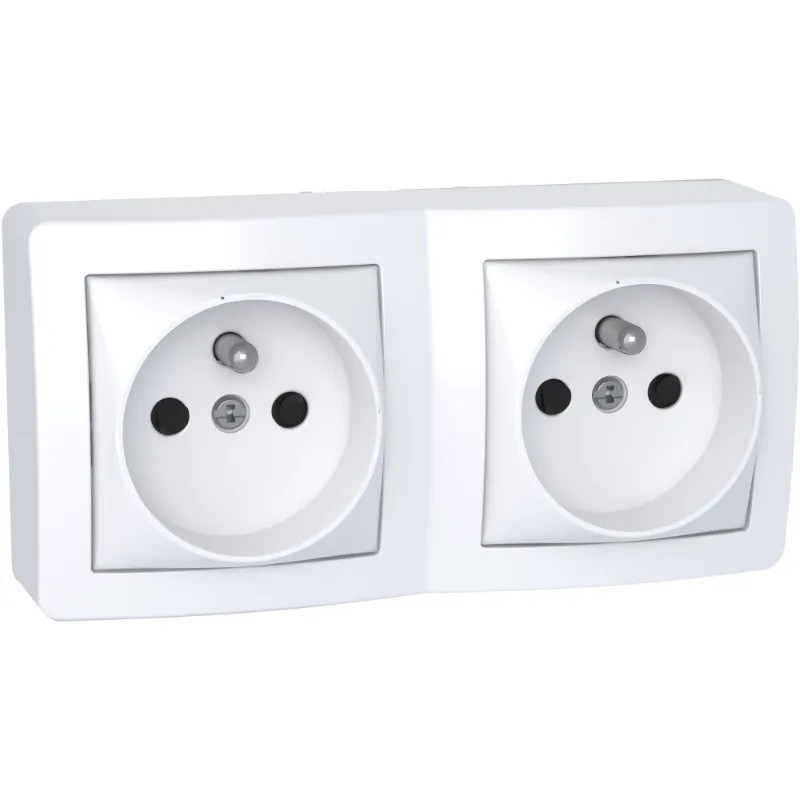 COMPLET DBL PC T SANS VIS - ALB62473P Schneider Electric