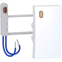 Alréa, Kit voyant touche + lampe à néon 230V 1,5mA, blanc polaire - ALB61417P Schneider Electric