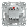 Ovalis - interrupteur va et vient - 10AX - Blanc - S320204 Schneider Electric