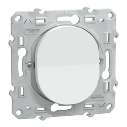 Ovalis - interrupteur permutateur - 10AX - Blanc - S320205 Schneider Electric