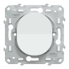 Ovalis - interrupteur permutateur - 10AX - Blanc - S320205 Schneider Electric