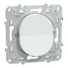 Ovalis - bouton poussoir à fermeture - 10A    Blanc - S320206 Schneider Electric