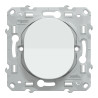 Ovalis - bouton poussoir à fermeture - 10A    Blanc - S320206 Schneider Electric