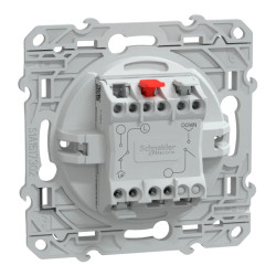 Ovalis - interrupteur 2 boutons pour volet roulant- 6AX -Blanc - S320208 Schneider Electric