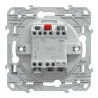 Ovalis - interrupteur 2 boutons pour volet roulant- 6AX -Blanc - S320208 Schneider Electric