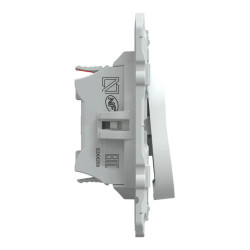 Ovalis - interrupteur 2 boutons pour volet roulant- 6AX -Blanc - S320208 Schneider Electric