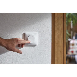 Ovalis - interrupteur 2 boutons pour volet roulant- 6AX -Blanc - S320208 Schneider Electric