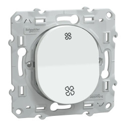 Ovalis - poussoir VMC - sans arrêt - Blanc - S320236 Schneider Electric